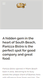 Mobile Screenshot of panizzabistro.com